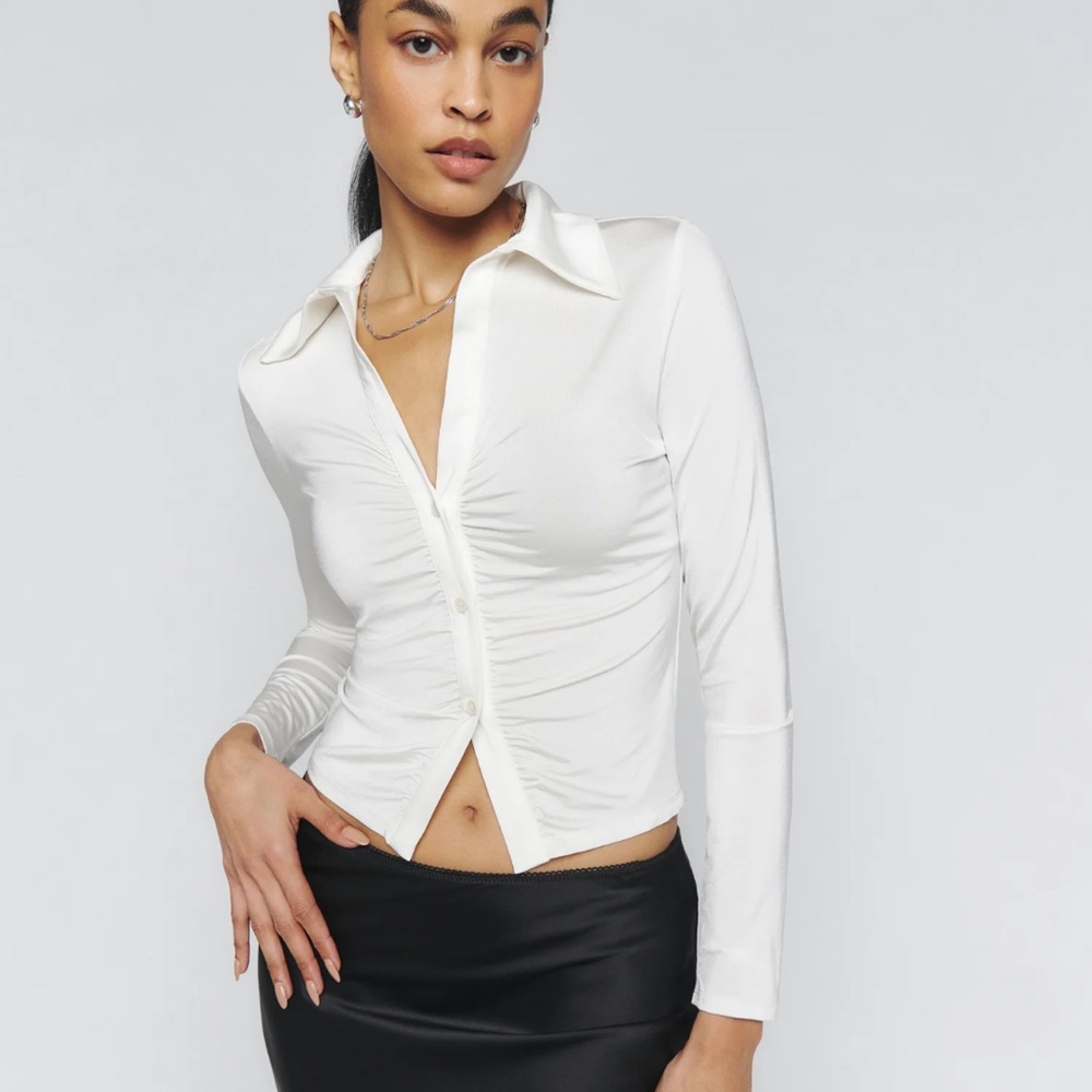 NWT Reformation Jaz Knit Top
